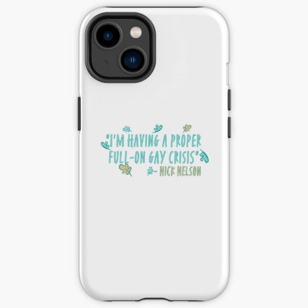 Heartstopper Nick Nelson quote iPhone Tough Case RB2707 product Offical heartstopper Merch