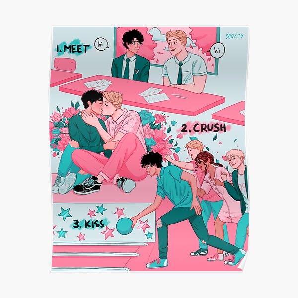 Heartstopper 5th Anniversary (PART 1/2) Poster RB2707 product Offical heartstopper Merch