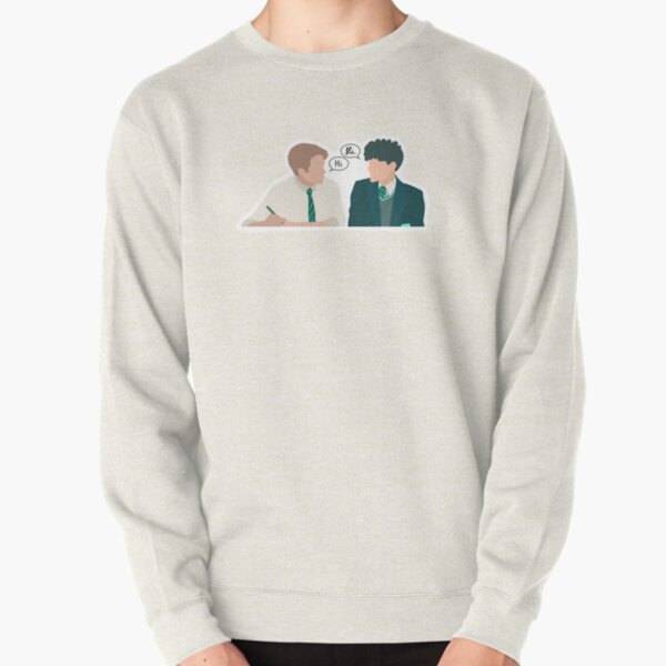 Heartstopper Nick & Charlie First Meeting Pullover Sweatshirt RB2707 product Offical heartstopper Merch