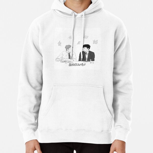 Nick and Charlie Heartstopper leaves Pullover Hoodie RB2707 product Offical heartstopper Merch