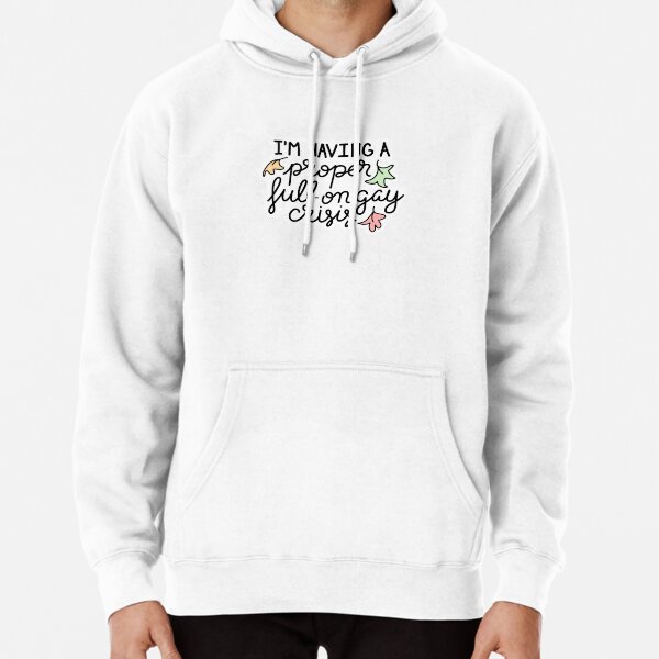 Heartstopper "I'm having a proper full-on gay crisis" Pullover Hoodie RB2707 product Offical heartstopper Merch