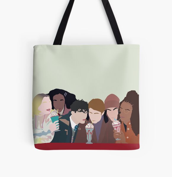 heartstopper gang minimal All Over Print Tote Bag RB2707 product Offical heartstopper Merch