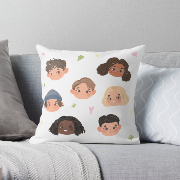 HEARTSTOPPER SQUAD  Throw Pillow RB2707 product Offical heartstopper Merch