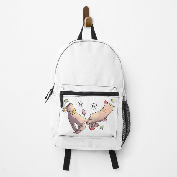 Heartstopper hands with leaves and speechbubble "Hi" Backpack RB2707 product Offical heartstopper Merch