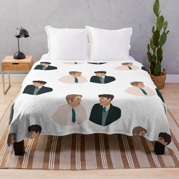 Heartstopper Nick Nelson and Charlie Spring in class design Throw Blanket RB2707 product Offical heartstopper Merch