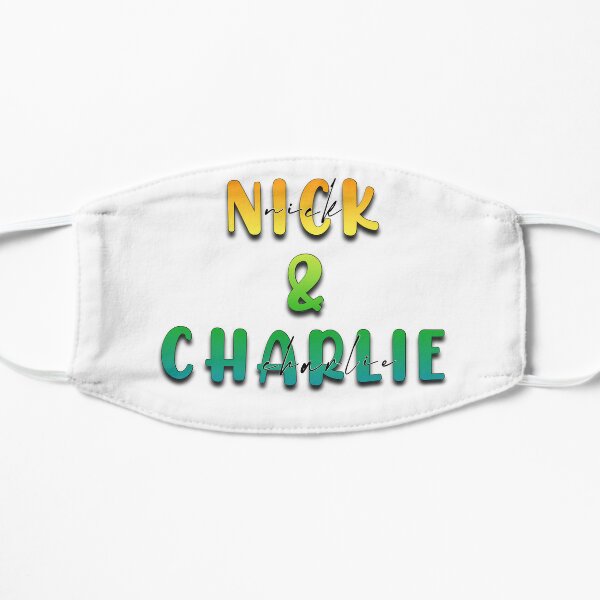 Heartstopper Stickers Nick and Charlie Narlie Rainbow Flat Mask RB2707 product Offical heartstopper Merch