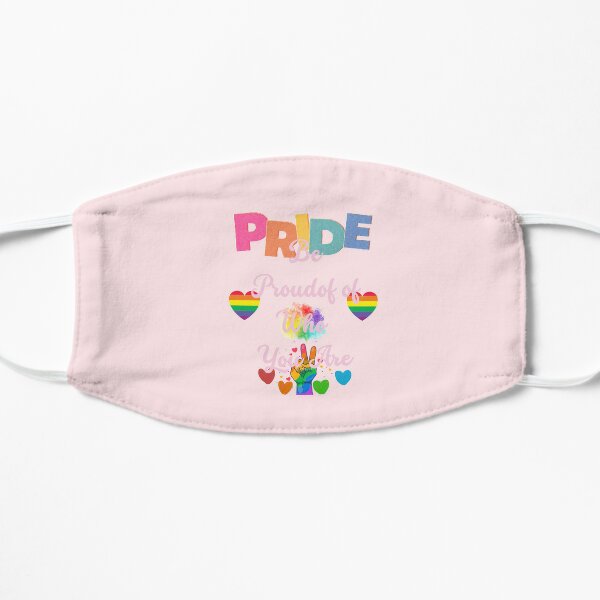 Heartstopper  PRIDE, Be Proud Of Who You Are 2023 Flat Mask RB2707 product Offical heartstopper Merch